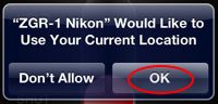 Allow GPS